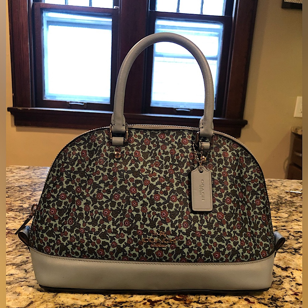 Floral Coach Cross Body